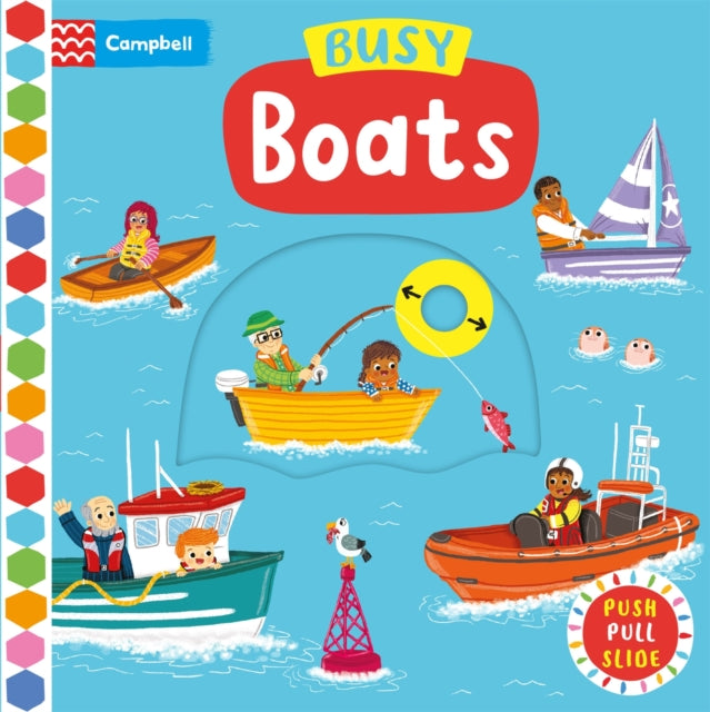 Busy Boats: A Push Pull and Slide Book
