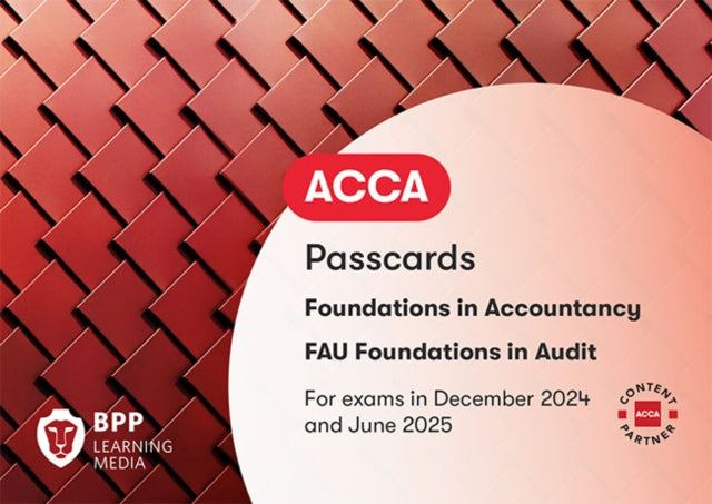 FIA Foundations in Audit (International) FAU INT: Passcards