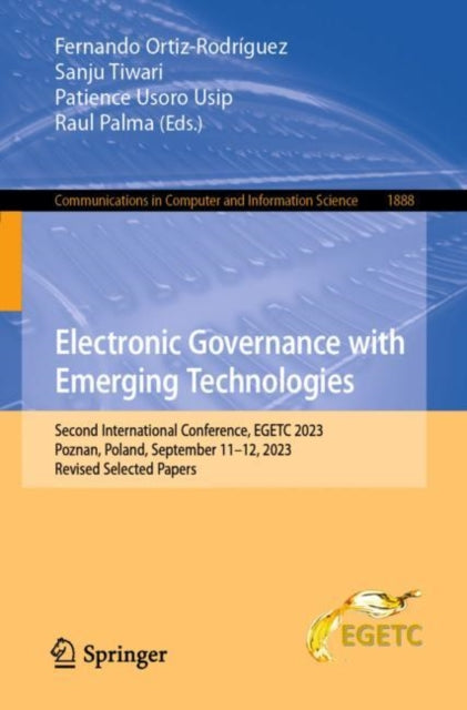 Electronic Governance with Emerging Technologies: Second International Conference, EGETC 2023, Poznan, Poland, September 11–12, 2023, Revised Selected Papers