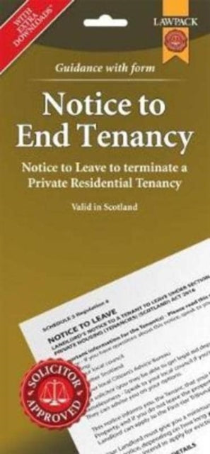 Notice to End Tenancy in Scotland: Notice to Leave to terminate a Private Residential Tenancy