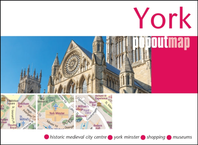 York PopOut Map: Pocket size, pop up city map of York