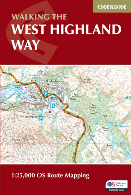 West Highland Way Map Booklet: 1:25,000 OS Route Mapping