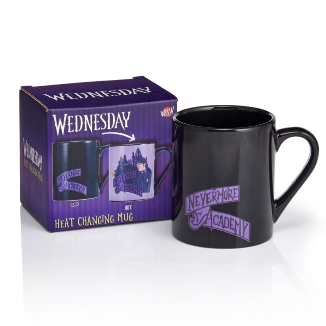 Wednesday Nevermore Academy Heat Changing Mug