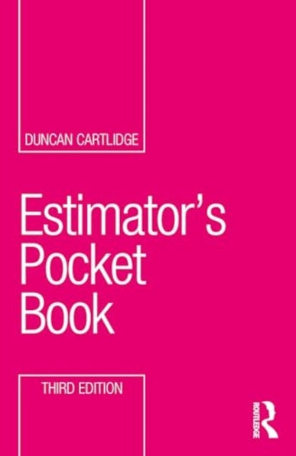 Estimator’s Pocket Book
