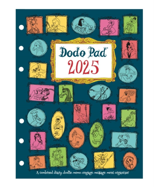 The Dodo Pad Filofax-Compatible 2025 A5 Refill Diary - Week to View Calendar Year: A loose leaf Diary-Organiser-Planner for up to 5 people/activities. UK made, Sustainable, Plastic Free