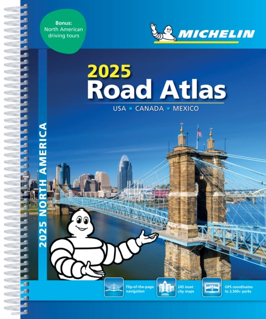 USA Canada Mexico - Tourist and Motoring Atlas (A4-Spiral)