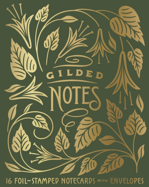 Gilded Notes: 16 Foil-Stamped Notecards & Envelopes
