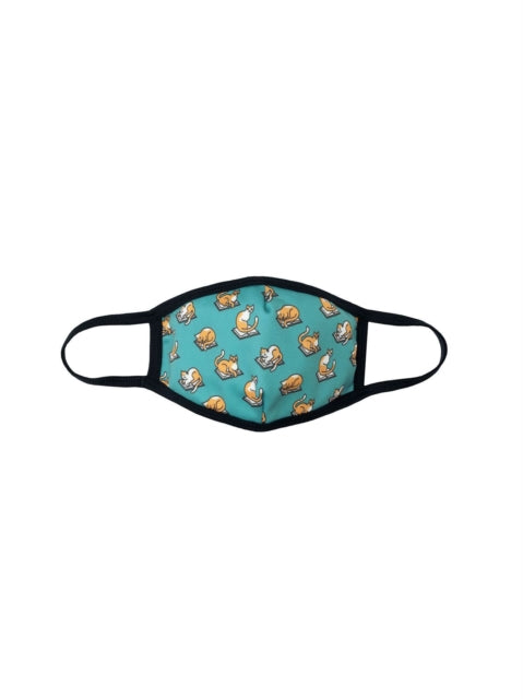 Face Mask - Curl Up with a Book (small adult)