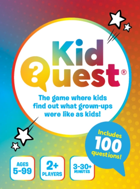KidQuest: The game where kids find out what grown-ups were like as kids!