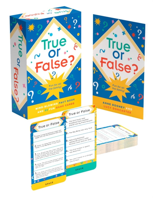 True or False?: Mind-Blowing 128-page Fact Book and 52 Fun Game Cards