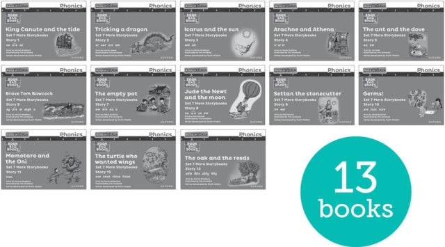 Read Write Inc. Phonics: Grey Set 7 More Black & White Storybooks (Pack of 13)
