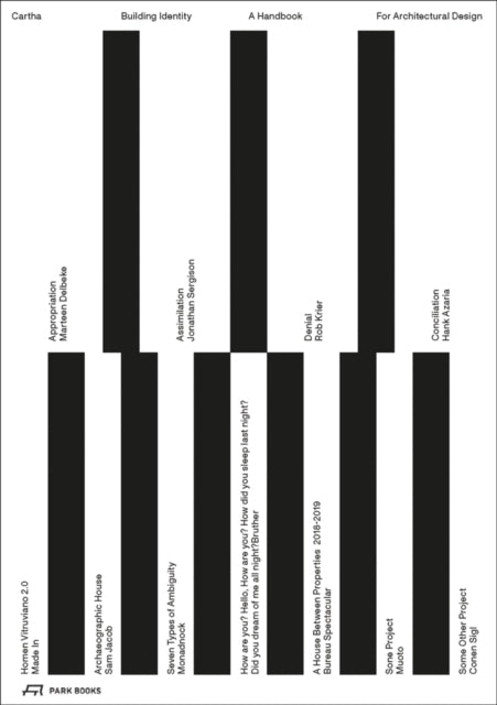 CARTHA – Building Identity: A Handbook for Architectural Design