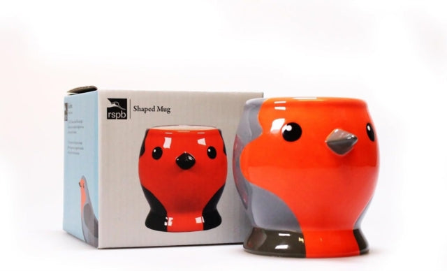 Mug Shaped Boxed - RSPB (Robin Birds)