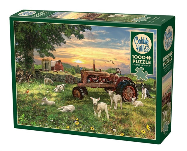 Cobble Hill Field at Sunrise 1000 Piece Jigsaw Puzzle