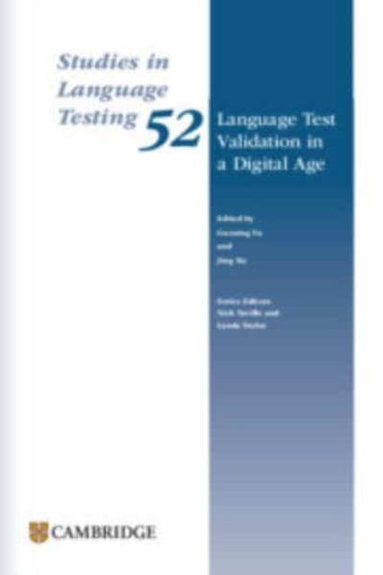 Language Test Validation in a Digital Age Paperback