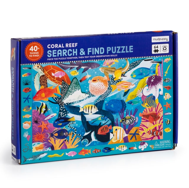 Coral Reef 64 Piece Search & Find Puzzle