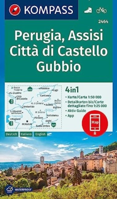 Perugia / Assisi / Gubbio D/I/E + Aktiv Guide