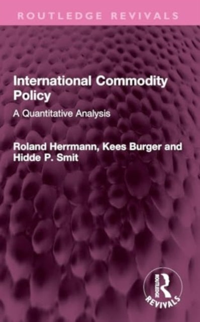 International Commodity Policy: A Quantitative Analysis