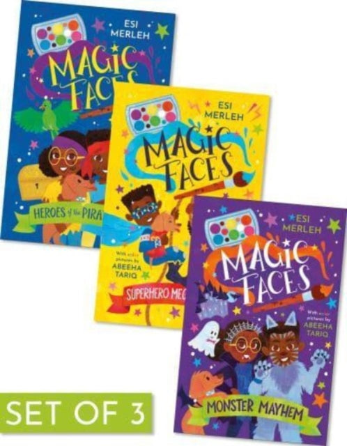 Magic Faces Set: Heroes of the Pirate Ship / Superhero Mega Mission / Monster Mayhem