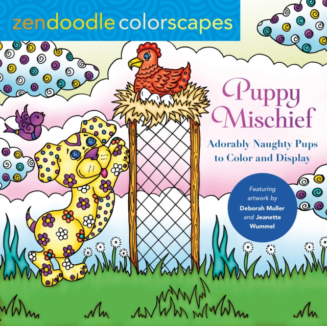 Puppy Mischief: Adorably Naughty Pups to Color & Display