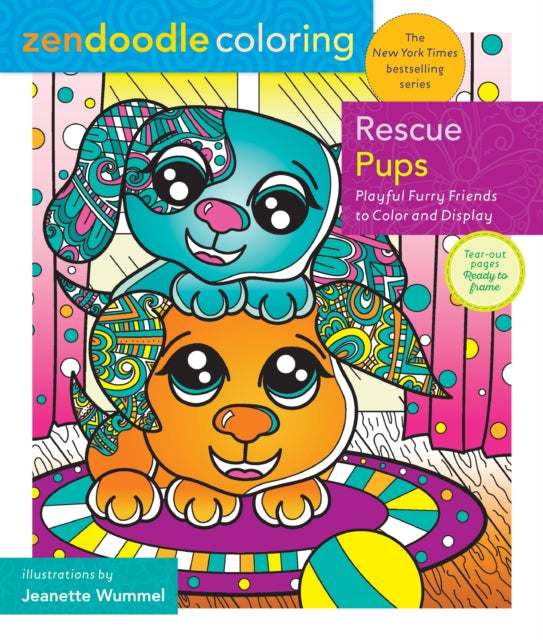 Rescue Pups: Playful Furry Friends to Color and Display