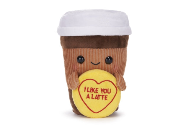 Love Hearts 7" I Like You A Latte Plush Gift