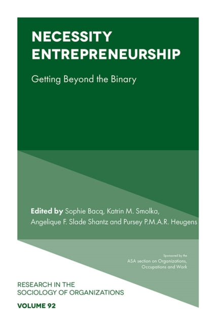 Necessity Entrepreneurship: Getting Beyond the Binary