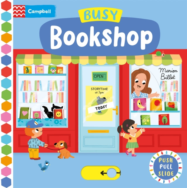 Busy Bookshop: A Push, Pull, Slide Book
