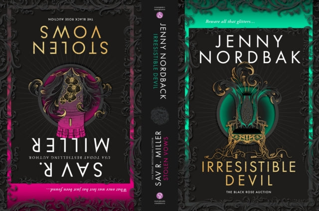 Stolen Vows & Irresistible Devil: Books 3 & 4 in the Dark Romance Fairy Tale Retelling Series (Black Rose Auction Book 3 & 4)