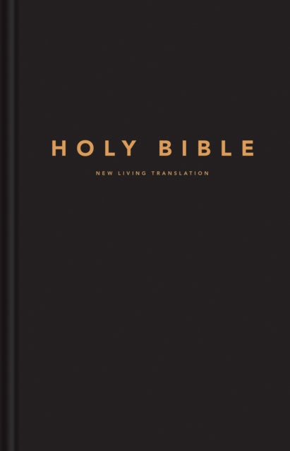 NLT Large Print Pew Bible, Black