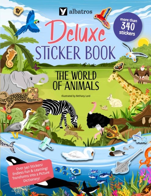 The World of Animals: Deluxe Sticker Book
