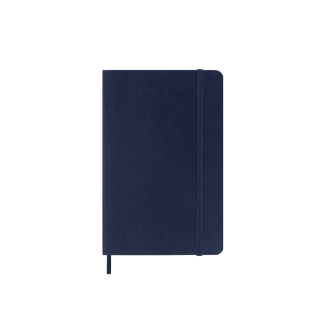 Moleskine 2026 18-Month Weekly Pocket Softcover Notebook: Sapphire Blue