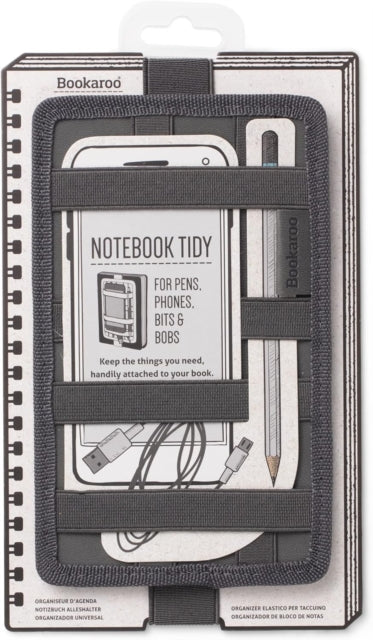 Bookaroo Notebook Tidy - Charcoal