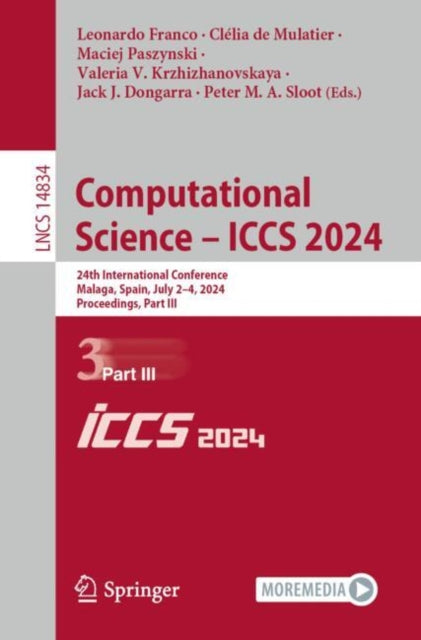 Computational Science – ICCS 2024: 24th International Conference, Malaga, Spain, July 2–4, 2024, Proceedings, Part III