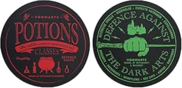 Coasters Set of 2 Ceramic Boxed - Harry Potter (Potions)