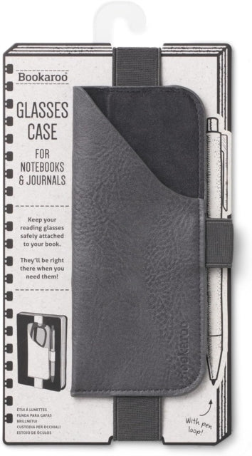 Bookaroo Glasses Case - Charcoal