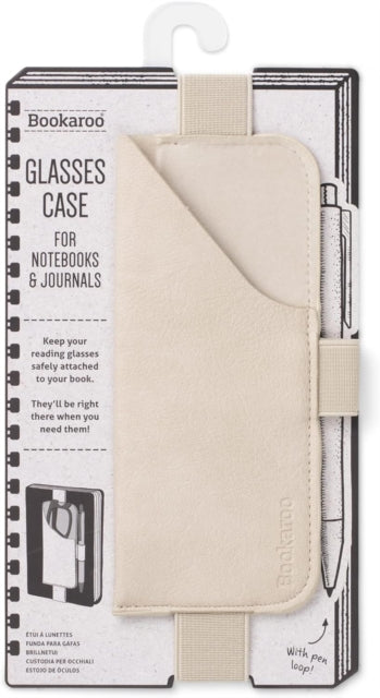 Bookaroo Glasses Case - Cream