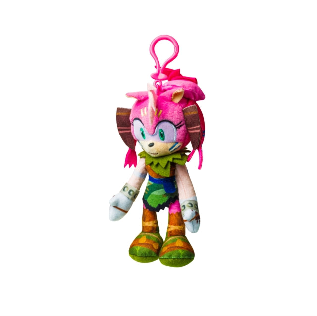 Sonic Prime Clip-On Amy Rose Plush Toy