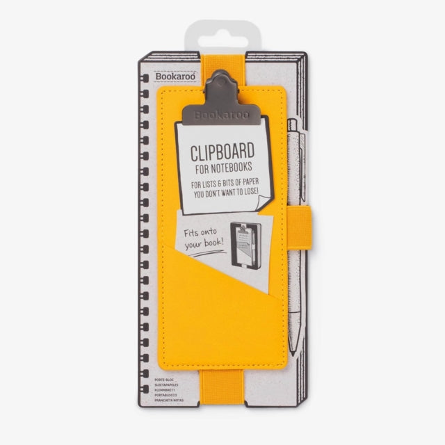 Bookaroo Notebook Clipboard - Yellow