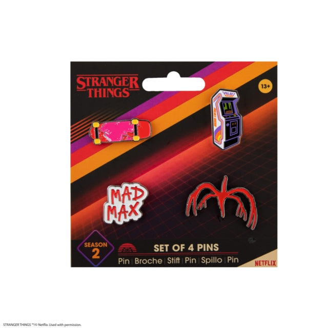 Pin set of 4 - Stranger Things Season 2