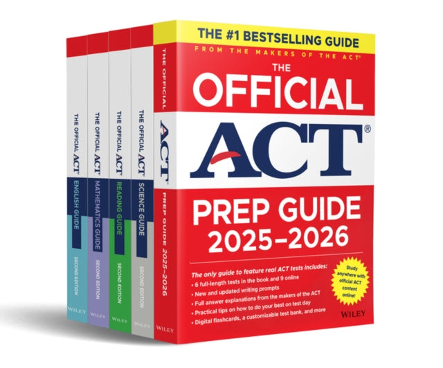The Official ACT Prep & Subject Guides 2025-2026 Complete Set