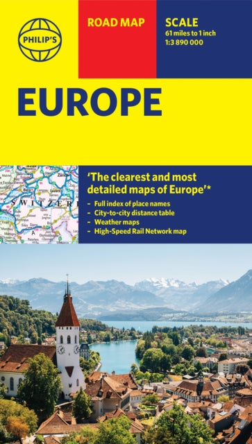 Philip's Europe Road Map: with high speed rail