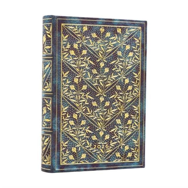 2026 Wildflower Song Mini 12-month Day-at-a-Time Hardcover Flexi Dayplanner 2026 (Elastic Band Closure)
