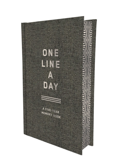 Charcoal Canvas One Line a Day: A Five-Year Memory Book