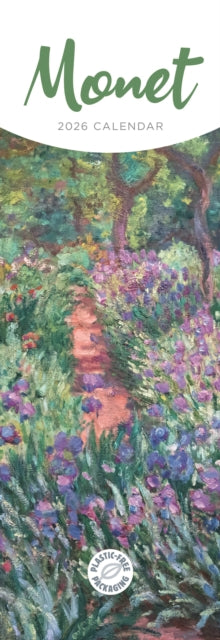 Claude Monet Slim Calendar 2026