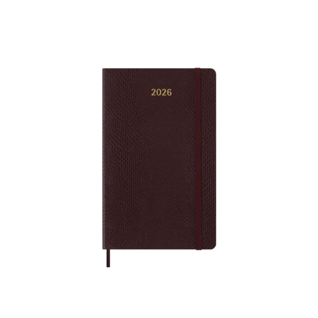 Moleskine Precious & Ethical 2026 12-Month Weekly Large Hardcover Notebook in Box: Mamba Bordeaux