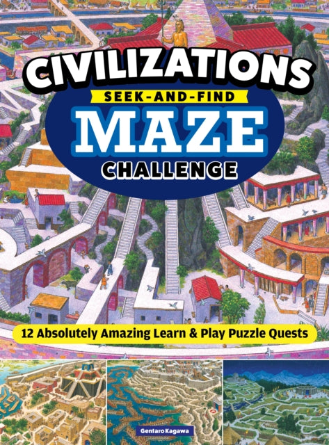 Gentaro Kagawa's Curious Quest: Time Travel: Seek-and-Find Maze Challenges