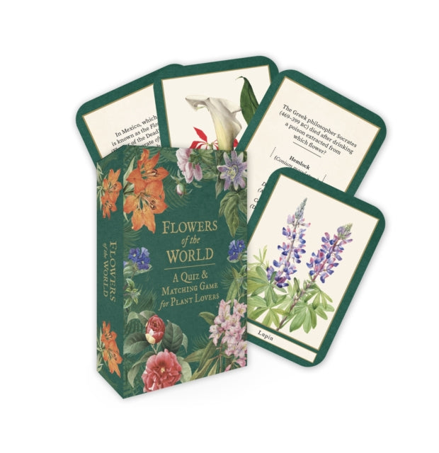 Flowers of the World: A matching card and quiz game for plant lovers