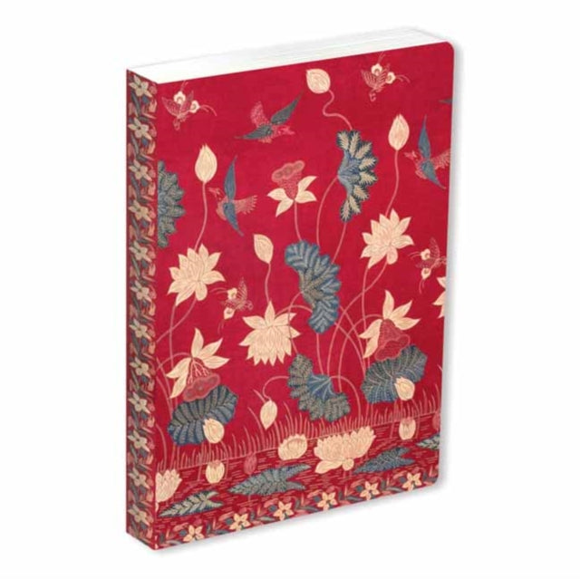 Journal Sarong Buketan with Lotuses, Lined Paperback: Blank Lined 144 Page A5 Notebook