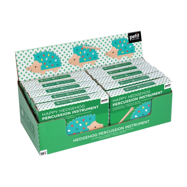 Happy Hedgehog Percussion Instrument CDU of 10
